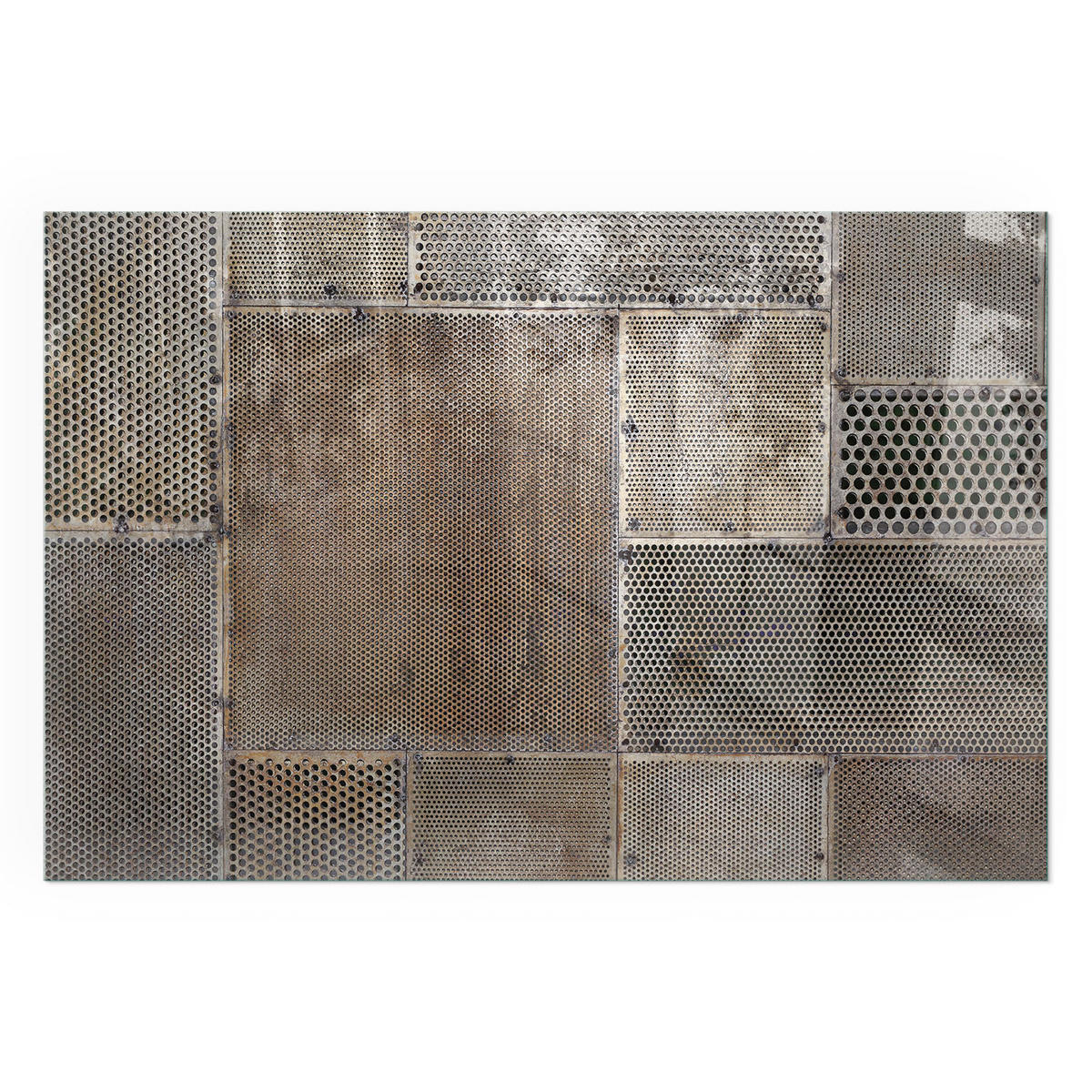 GLASPLATTE für Kamin 120x80 cm - Beige, Glas (120/80/0.4cm) - TULUP