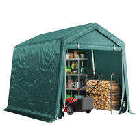 CARPORT Grun 1 Stück - Grün, Kunststoff/Metall (200/202/240cm) - GiPP
