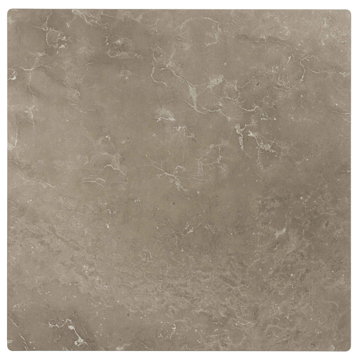 TISCH, Weiß - Weiß, Holzwerkstoff/Metall (70/70/73cm) - Oviala
