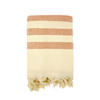 HAMAMTUCH mit Frottee-Fütterung Braun 90x160 340g/m² - Fidji Zimt - Braun, Textil (160/90cm) - LE COMPTOIR DE LA PLAGE