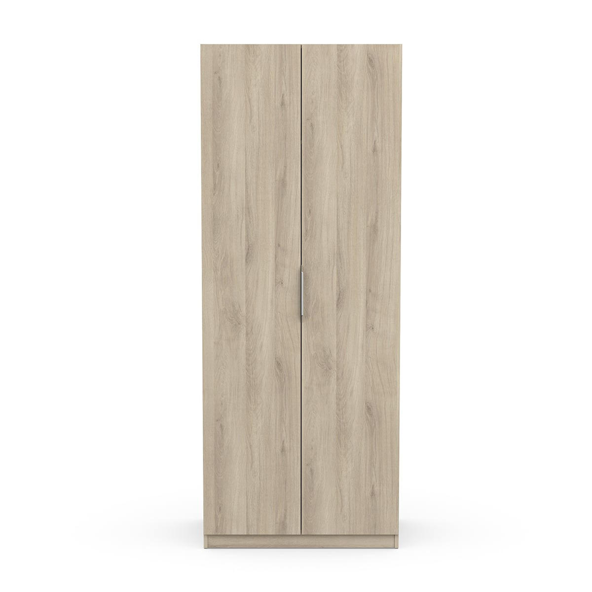 KLEIDERSCHRANK, 2 Türen - GHOST - Eiche - 79,4 x 203 x 51,1 cm - Beige, Holz (79/203/51cm) - Demeyere