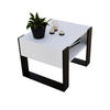 COUCHTISCH KARO 65 - Schwarz/Weiß, Holz (53.6/65/45cm) - Mat-Haus