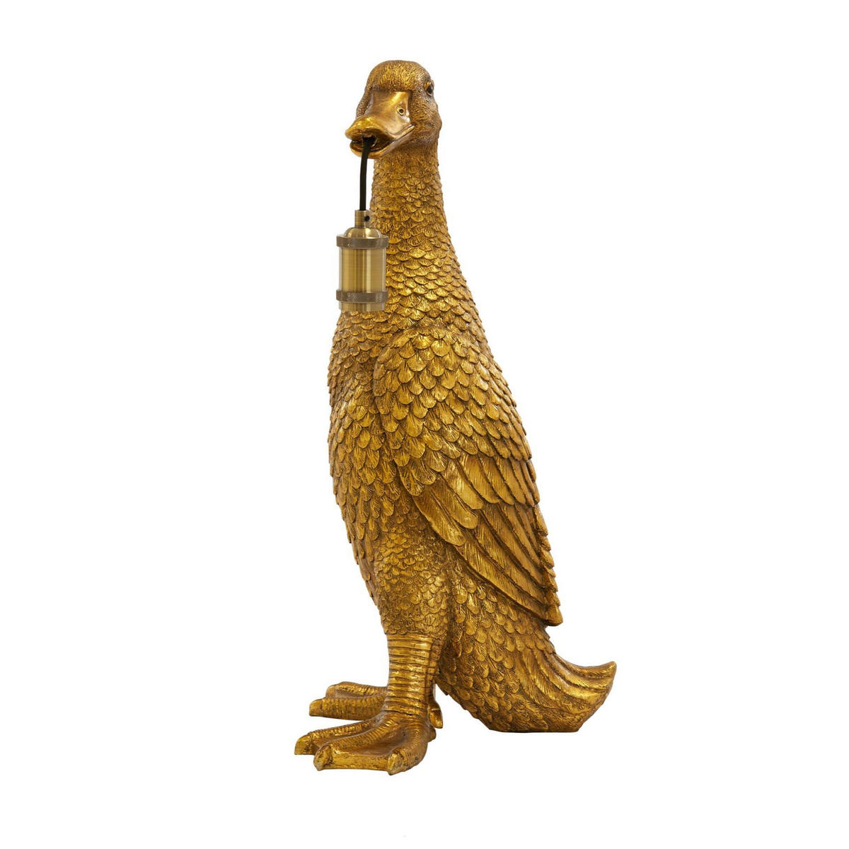 TISCHLAMPE Ente Bronze 32/31/65 cm - Bronzefarben, Kunststoff (32/31/65cm) - Light & Living