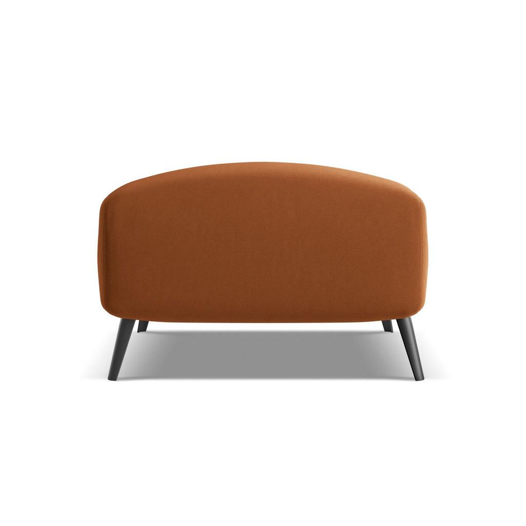 Thumbnail - Makamii Pouf, Terra cotta, Textil, 1-Sitzer, Füllung: Schaumstoff, 65x44x65 cm, Made in EU, Wohnzimmer, Hocker, Sitzhock...