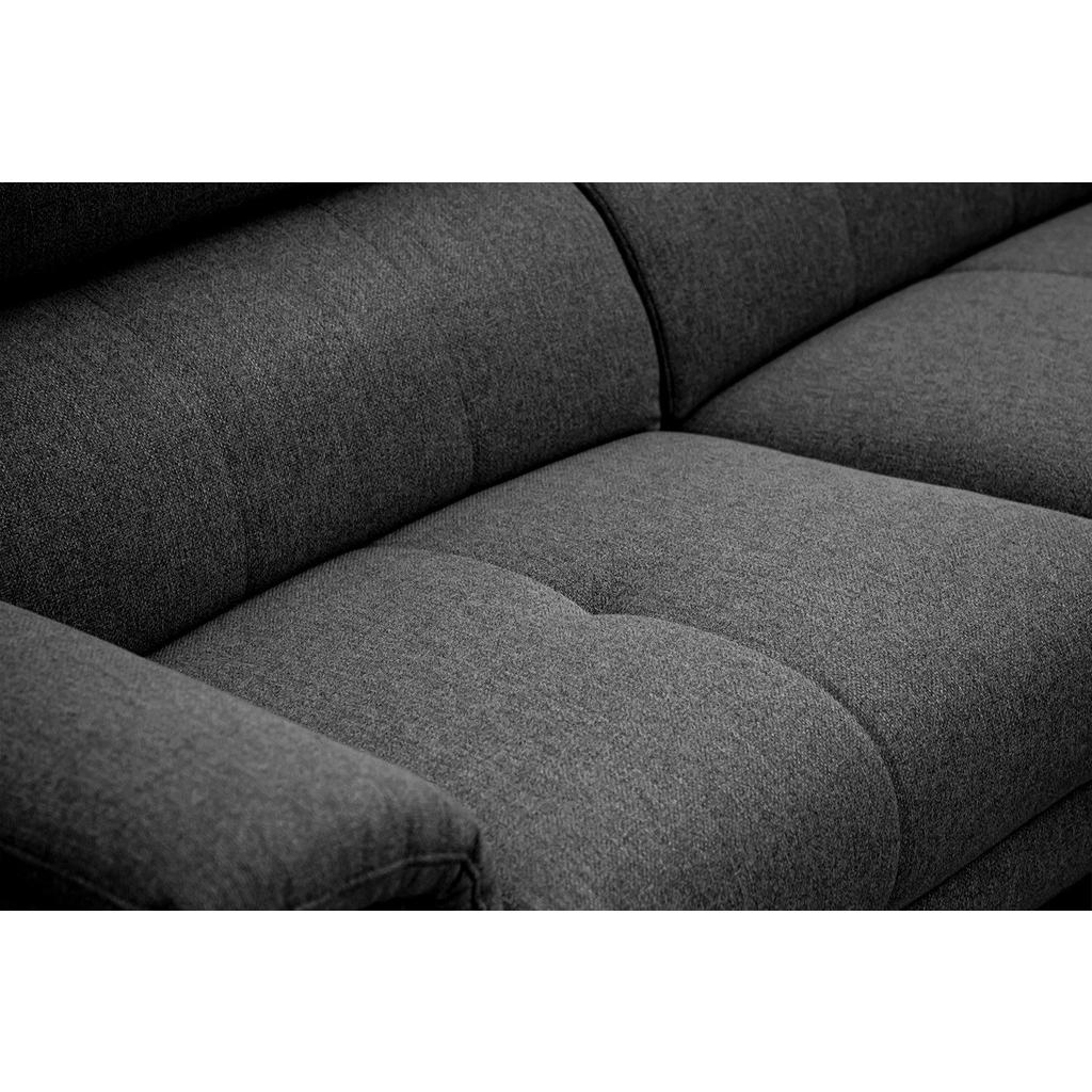 Thumbnail - Courtois Laville Relaxsofa, Schwarz, Textil, Rechteckig, 212x82x103 cm, Wohnzimmer, Sofas & Couches, Sofas, Heimkino Sof...