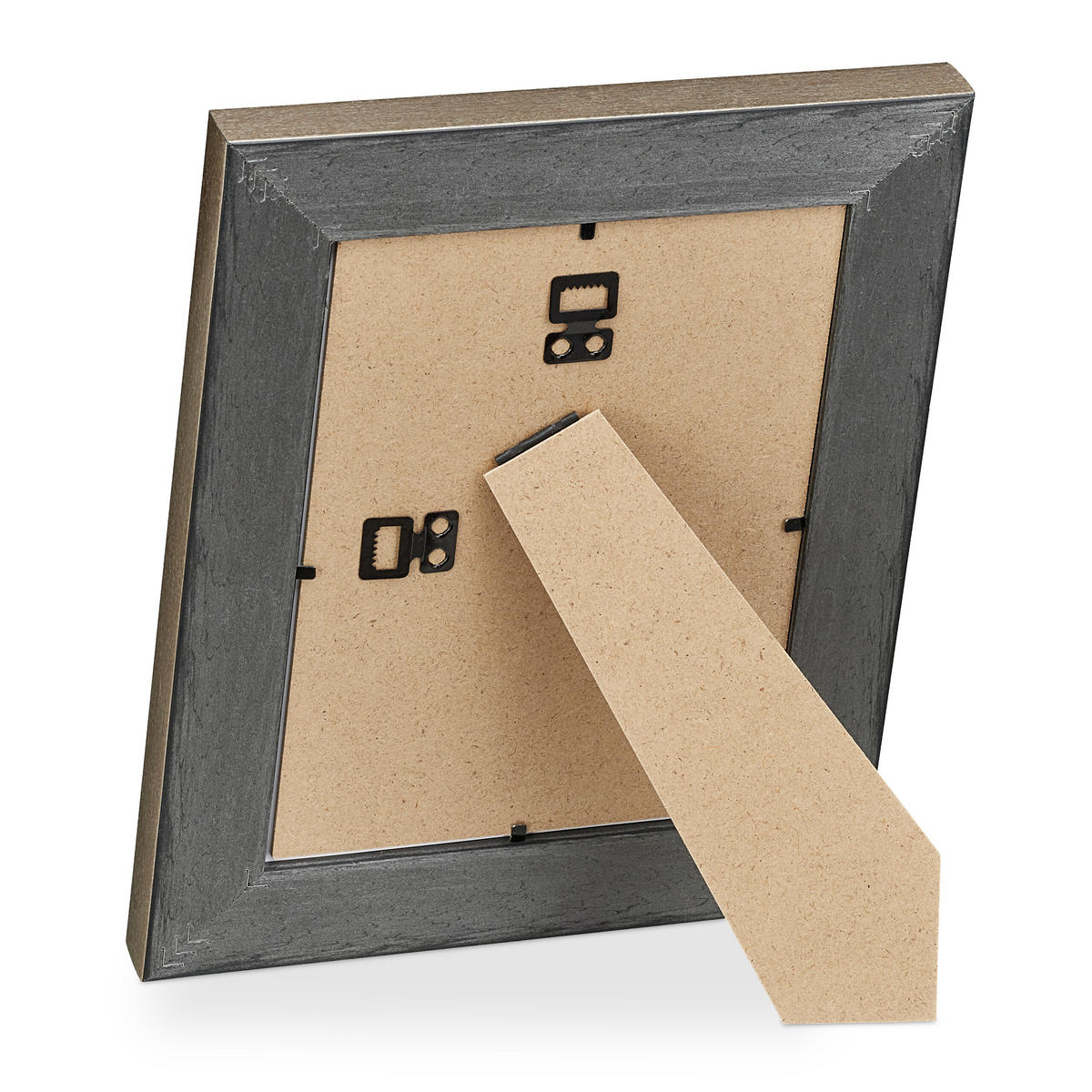 2XBILDERRAHMEN - Goldfarben, Glas/Kunststoff (21.5/26.5/2cm) - Relaxdays