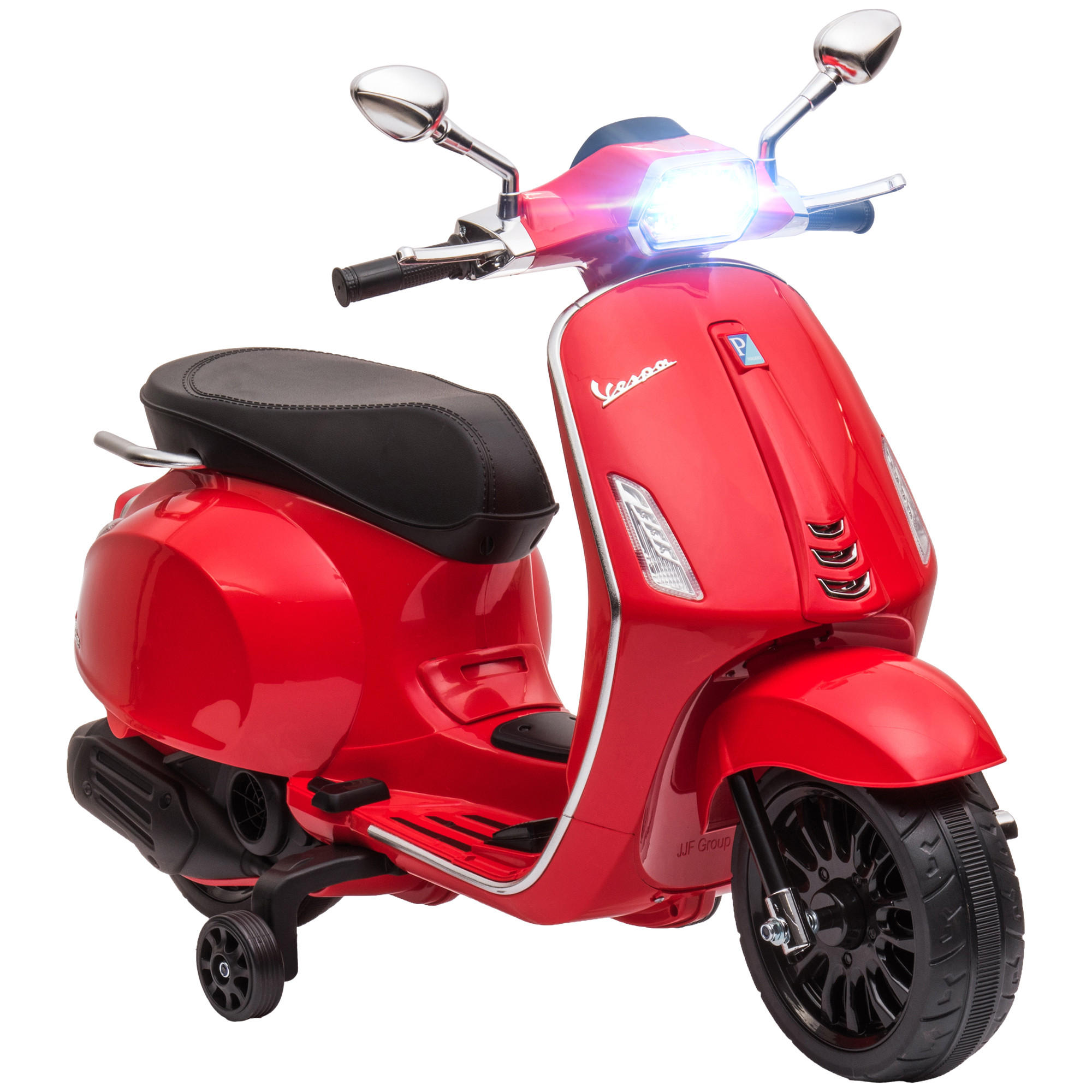KINDER Elektro-Motorrad - Rot, Kunststoff/Metall (107/47/73cm) - AIYAPLAY