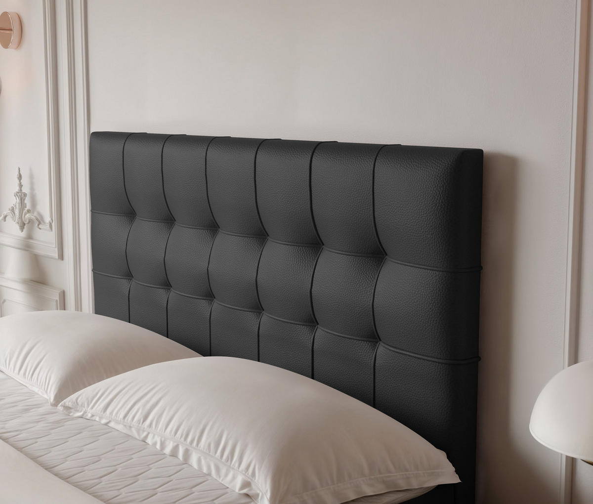BOXBETT IMPERIAL 200/200 cm, in Schwarz, mit Matratze und Topper - Schwarz, Holzwerkstoff/Textil (200/200cm) - Idohome