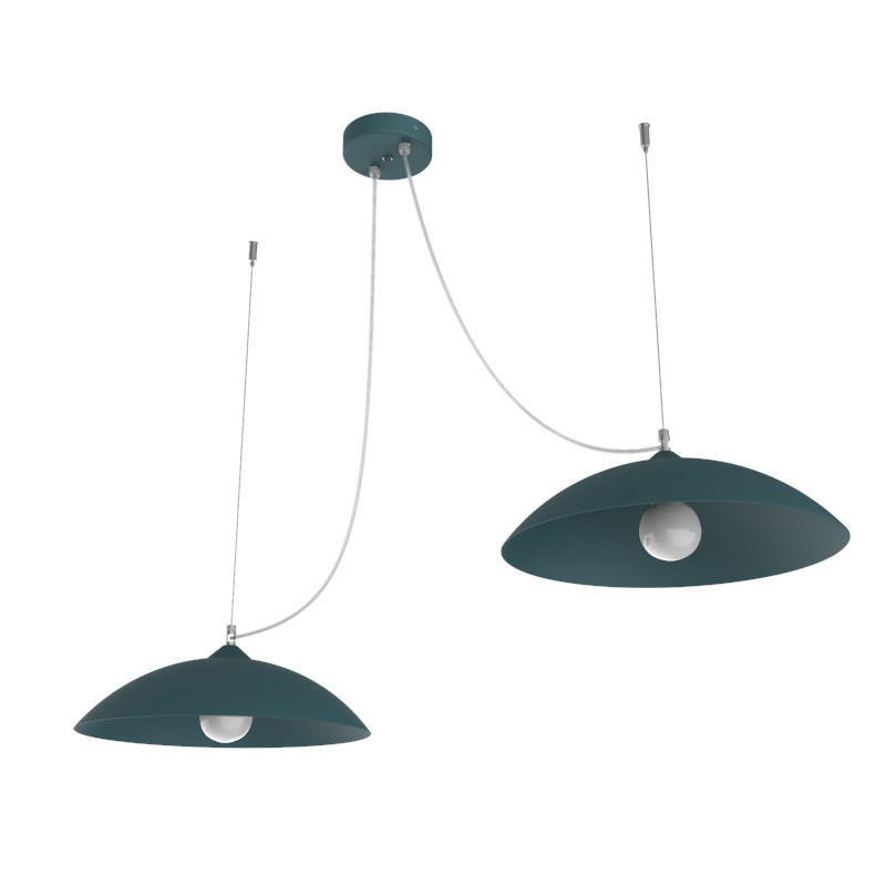HÄNGELEUCHTE Dream X2 - Blau, Metall (40/40/9cm) - Lumicom