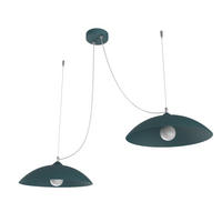 HÄNGELEUCHTE Dream X2 - Blau, Metall (40/40/9cm) - Lumicom