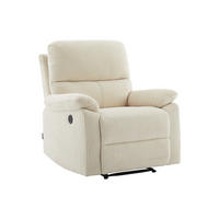 RELAXSESSEL - 1 -Sitzer - Polyester - beige - LUNANO - Beige, Textil (91/102/89cm) - Vente-Unique