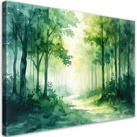 LEINWANDBILD Natur und Botanik 30x20cm - Grün, Textil (30/20cm) - Feeby