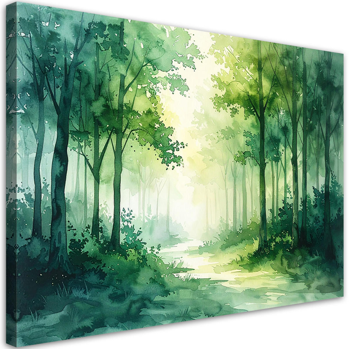 LEINWANDBILD Natur und Botanik 30x20cm - Grün, Textil (30/20cm) - Feeby