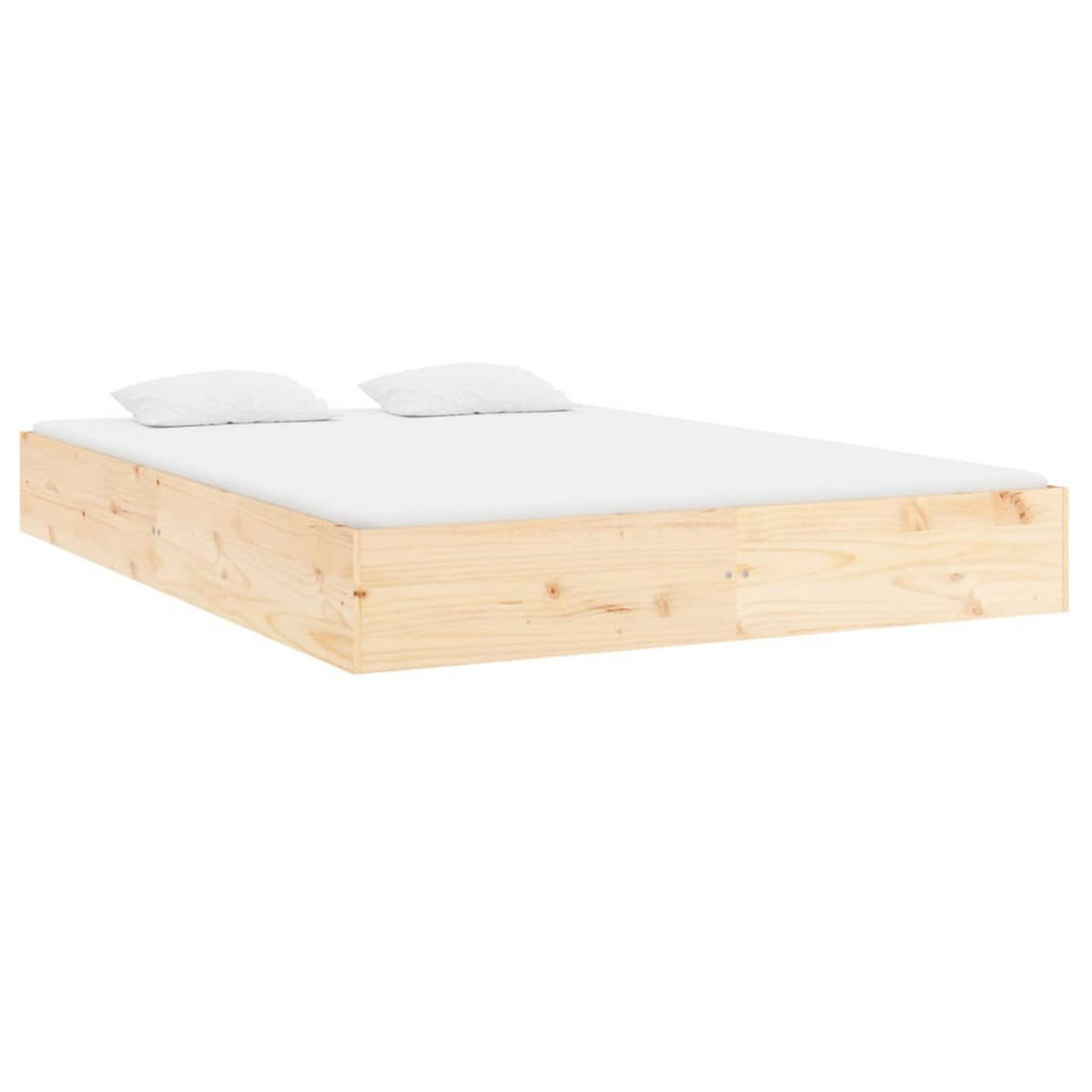 MASSIVHOLZBETT ohne Matratze 120x200 cm - Braun, Holz - furnicato