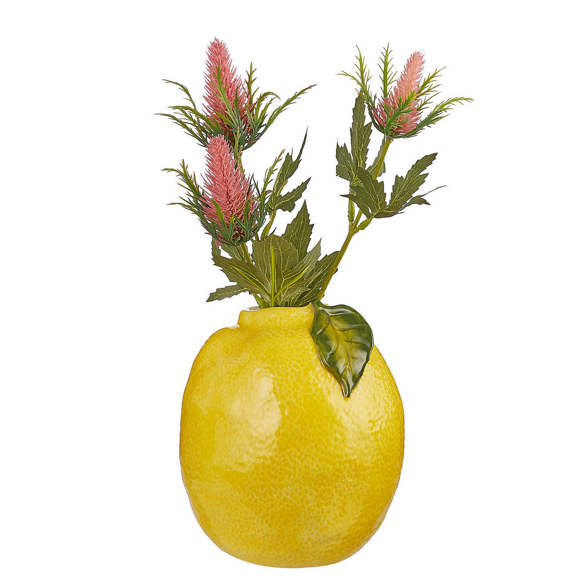 VASE Lemon - Gelb, Keramik (18cm) - Butlers