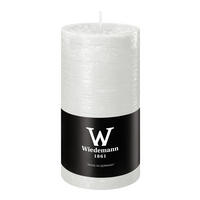 STUMPENKERZE Rustik Marble Style Weiß 120 x Ø 58 mm - Weiß, Paraffin (6/12cm) - Wiedemann Kerzen