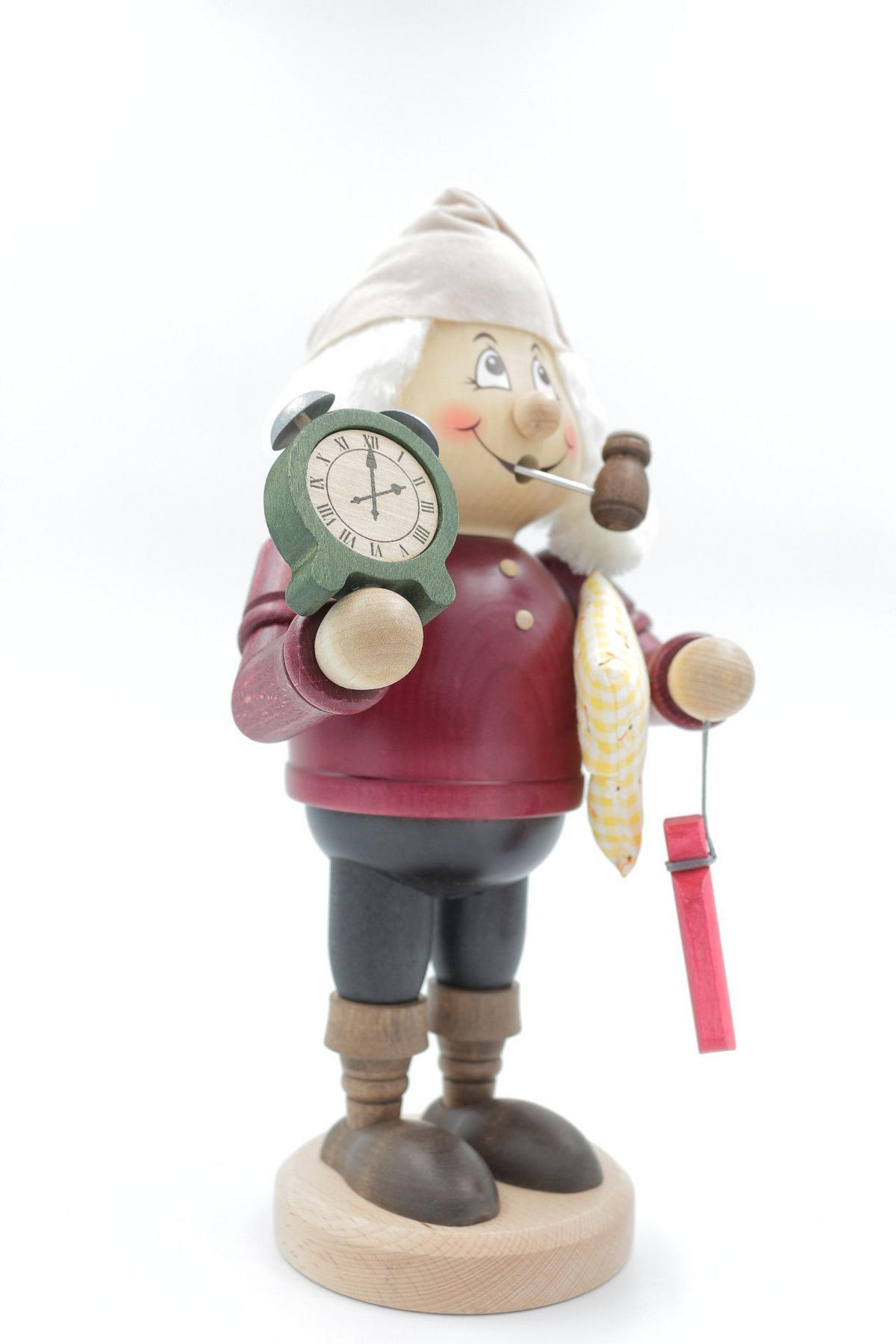 RAUCHFIGUR Wichtel Schlafmütze 32 cm - Multicolor, Holz (15/31/0.1cm)