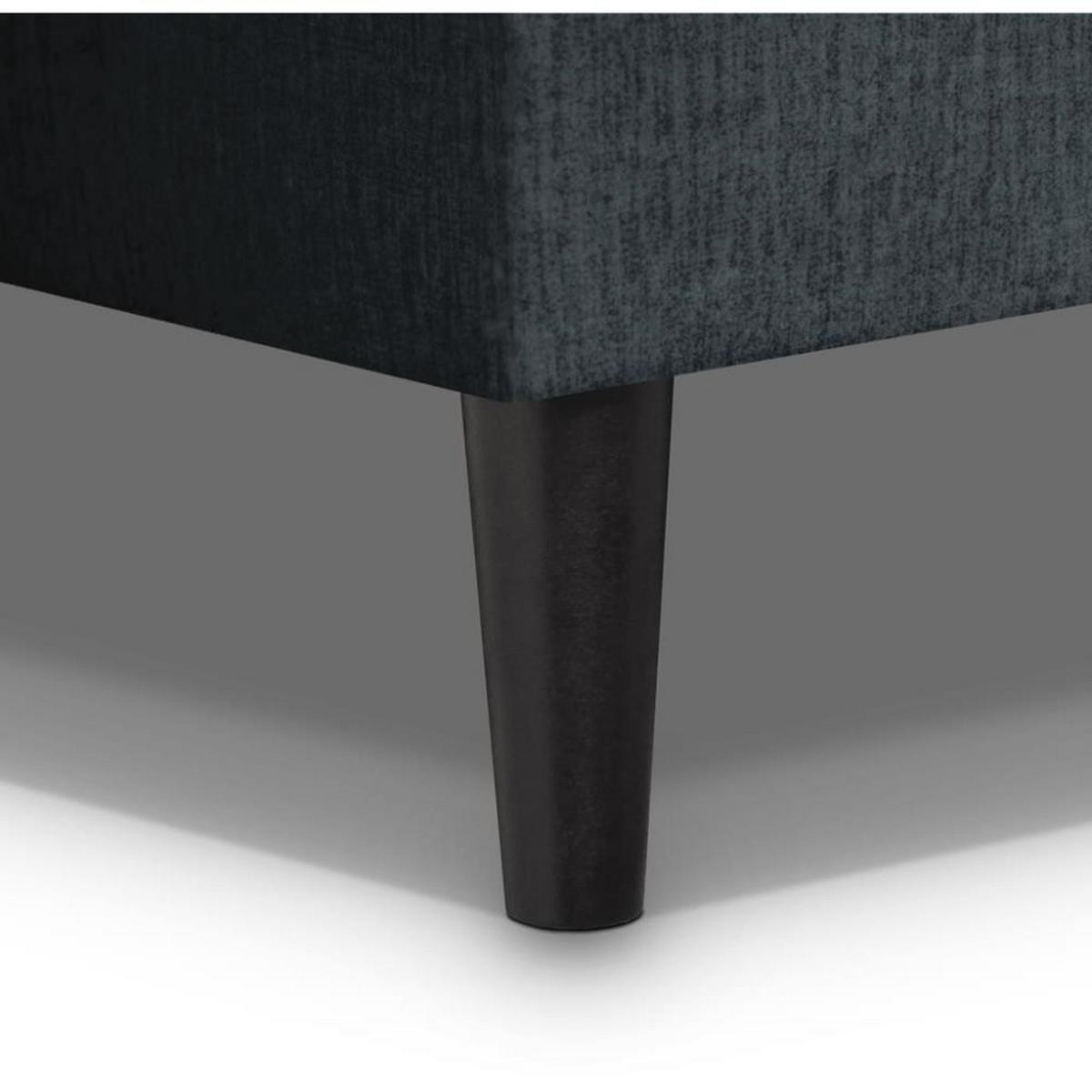 3-SITZER Schlafsofa Nancy dunkelgrau - Dunkelgrau, Holz/Textil (220/89/93cm) - Beautysofa