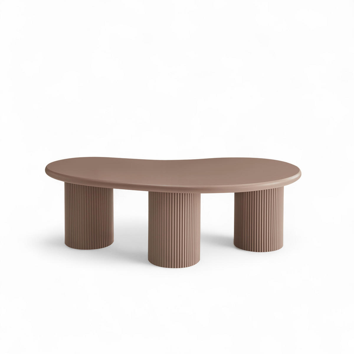 COUCHTISCHE 2er Set Mocha Mousse - Hellbraun/Rotbraun, Holzwerkstoff (130/70/50cm) - Furnhouse