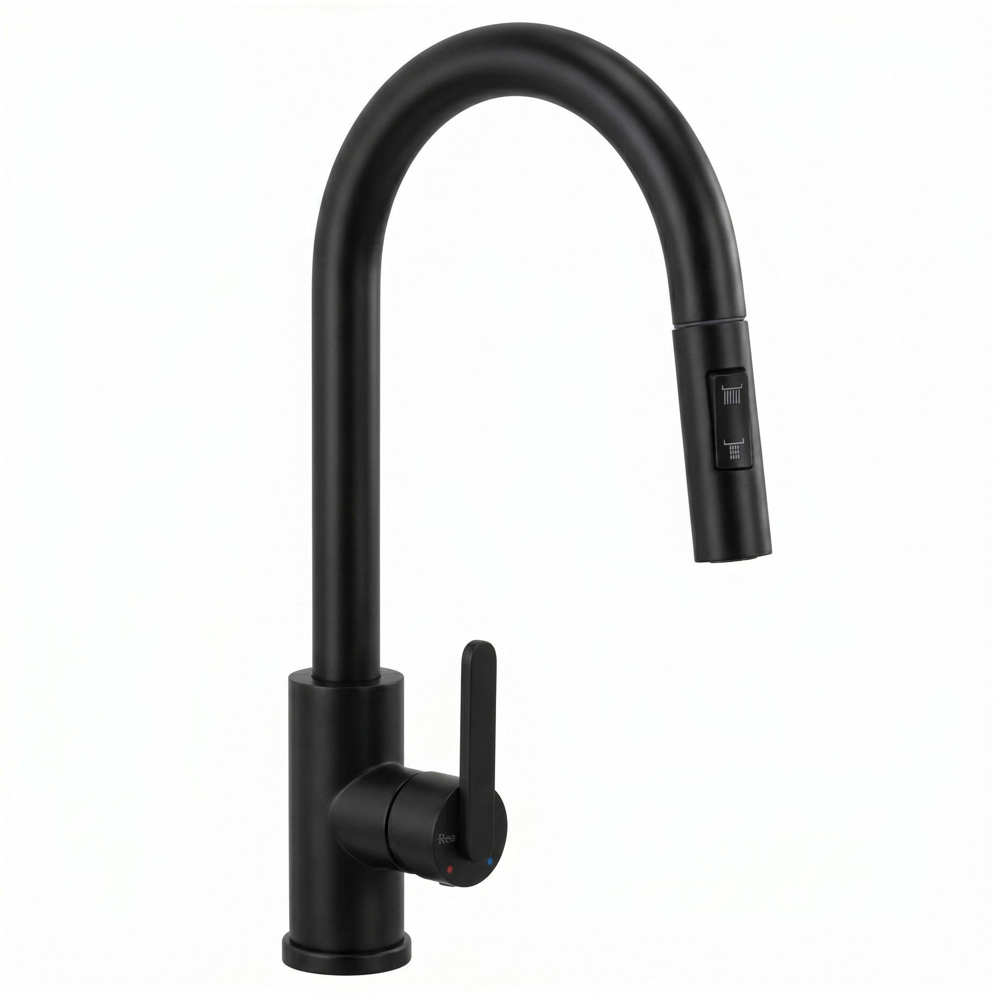KÜCHEARMATUR Rea Ontario Black - Schwarz, Metall (5/38/23cm) - REA