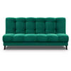 3-SITZER Schlafsofa Nancy grün - Dunkelgrün, Holz/Textil (220/89/93cm) - Beautysofa