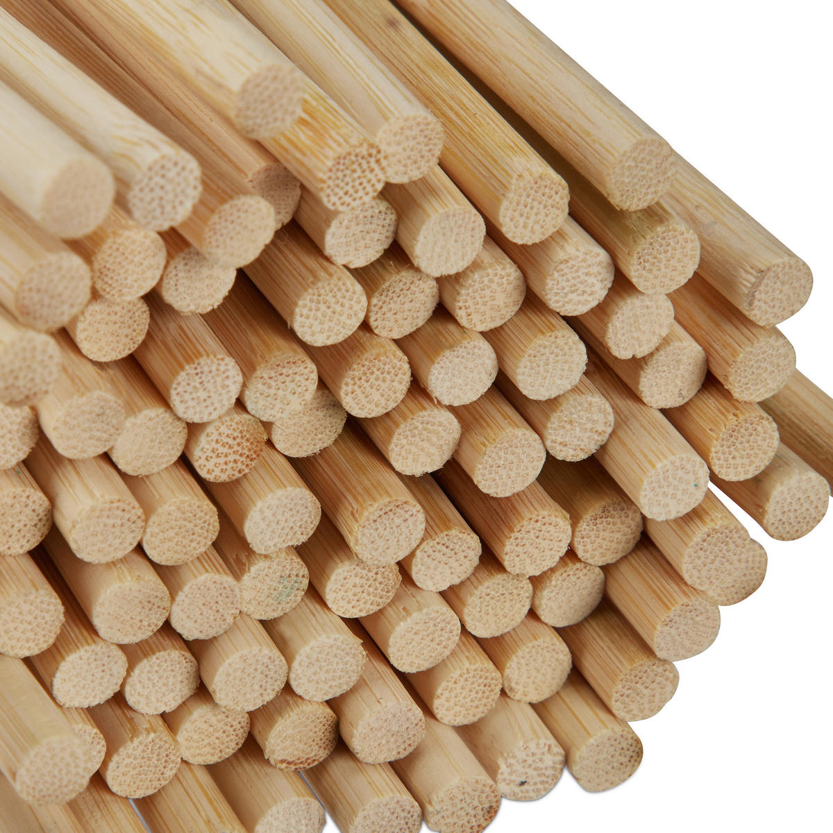 GRILLSPIESSE Natur Bambus 200er-Set 90 cm - Hellbraun, Holz (0.5cm) - Relaxdays