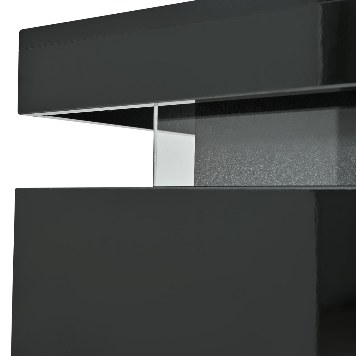 ANRICHTE Schwarz 140/35/72.5 cm - Schwarz, Holz (140/72/38cm) - PANGIVO