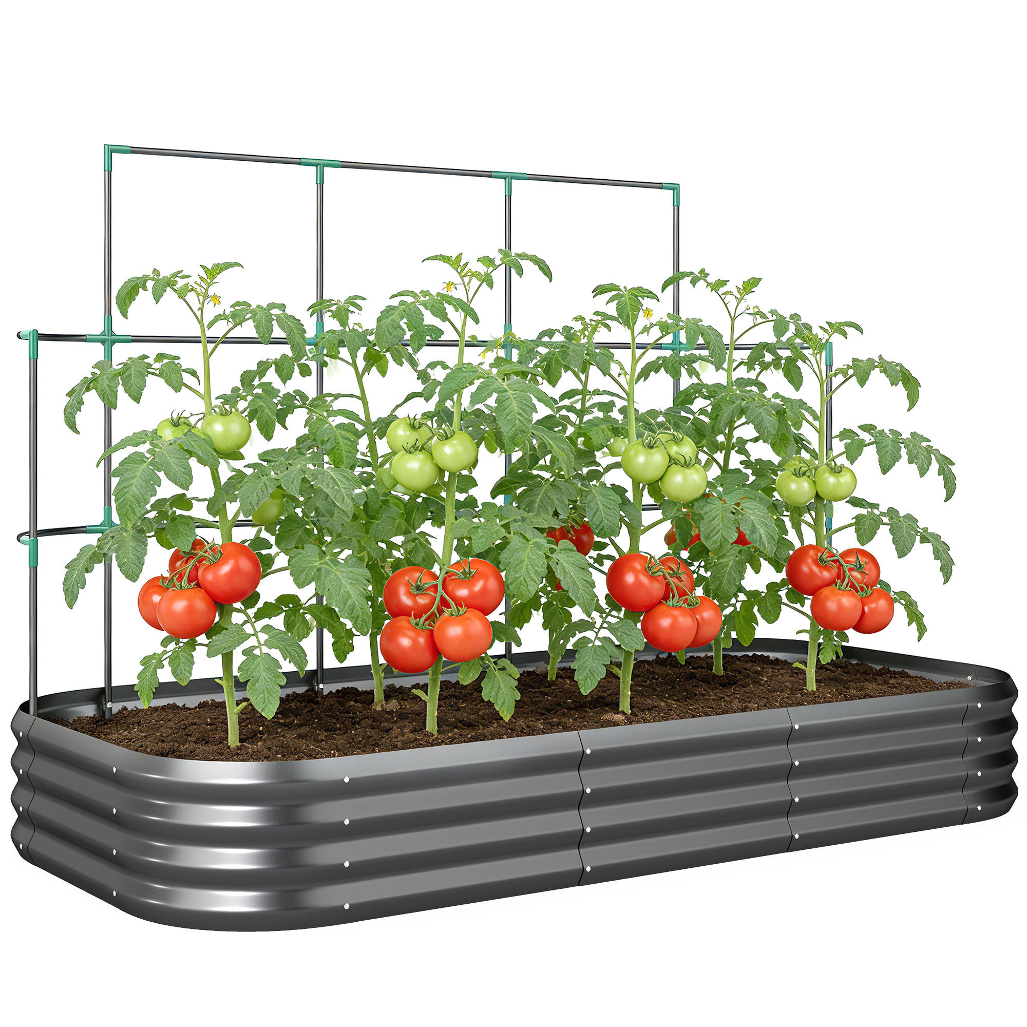 ComfortXL Hochbeet Dunkelgrau 220x150x110 cm