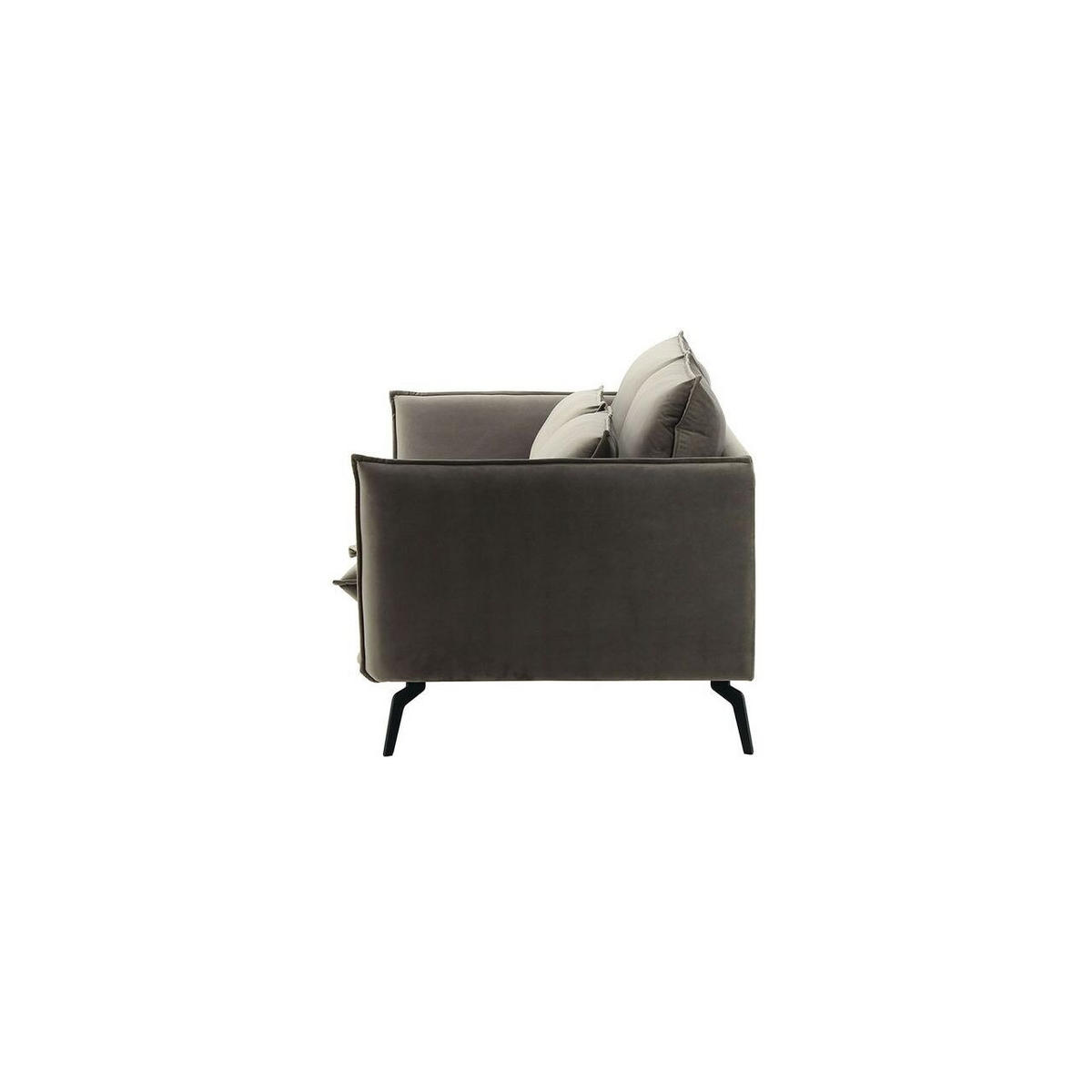 SOFA Layla 2,5-Sitzer-Velluto 17 - Braun, Holz/Textil (197/95/98cm)