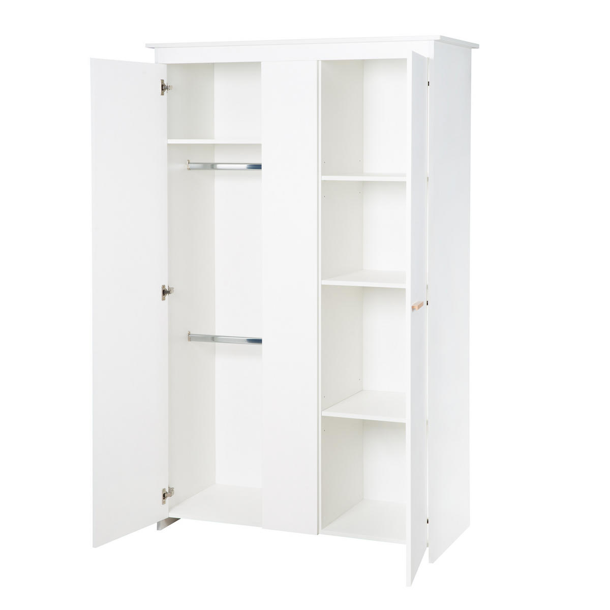 BABYZIMMER-SET Lilo 3-teilig - Weiß, Holzwerkstoff (117.5/190/144cm) - Roba