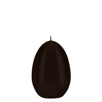 EIKERZEN Klarlack Chocolate Schokolade 120 x Ø 80 mm, 6 Stück - Hellbraun, Paraffin (8/12/12cm) - Kopschitz Kerzen
