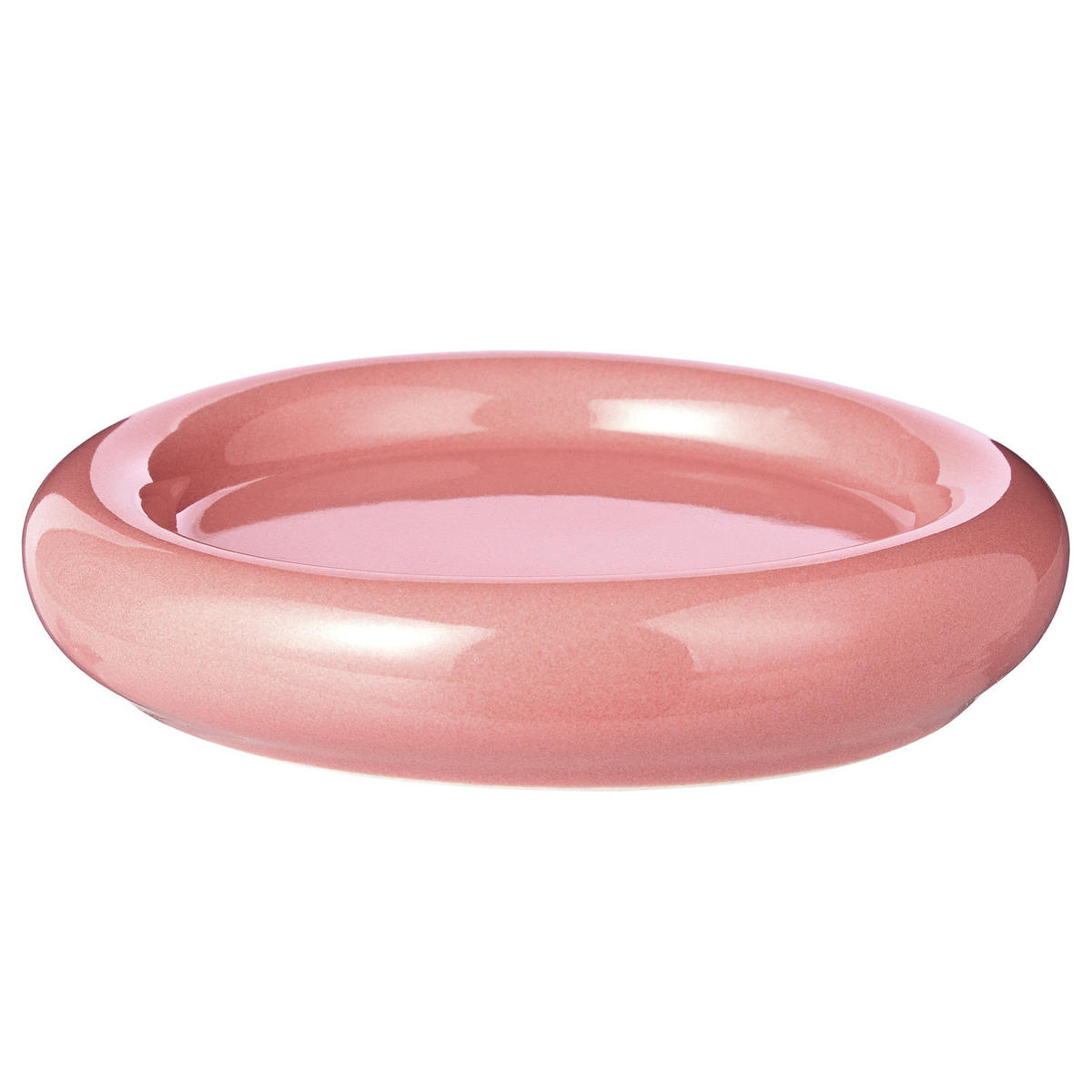 FRÜHSTÜCKSTELLER (4er Set) Groove - Rosa, Keramik (17/17/3cm) - Butlers