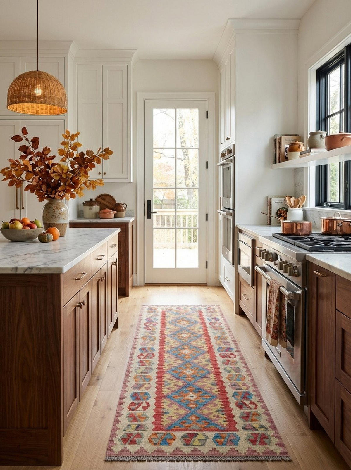 HANDWEBTEPPICH Kelim Gashgai Rot 240/85 cm Schurwolle - Rot, Textil (85/240cm) - Looma