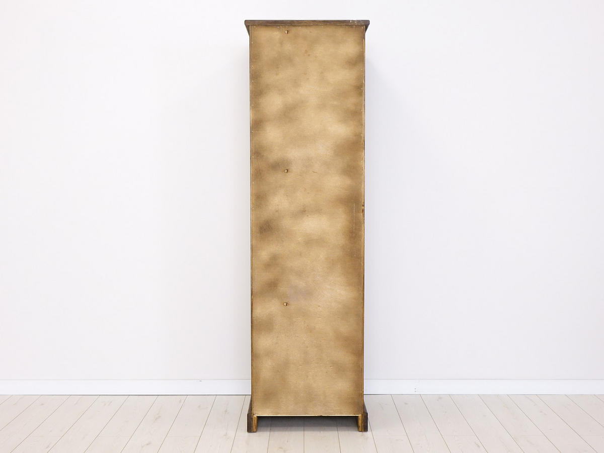 KLEIDERSCHRANK aus Massivholz Rustyk 1D - Dunkelbraun/Schwarz, Holz (57/190/60cm) - Seart