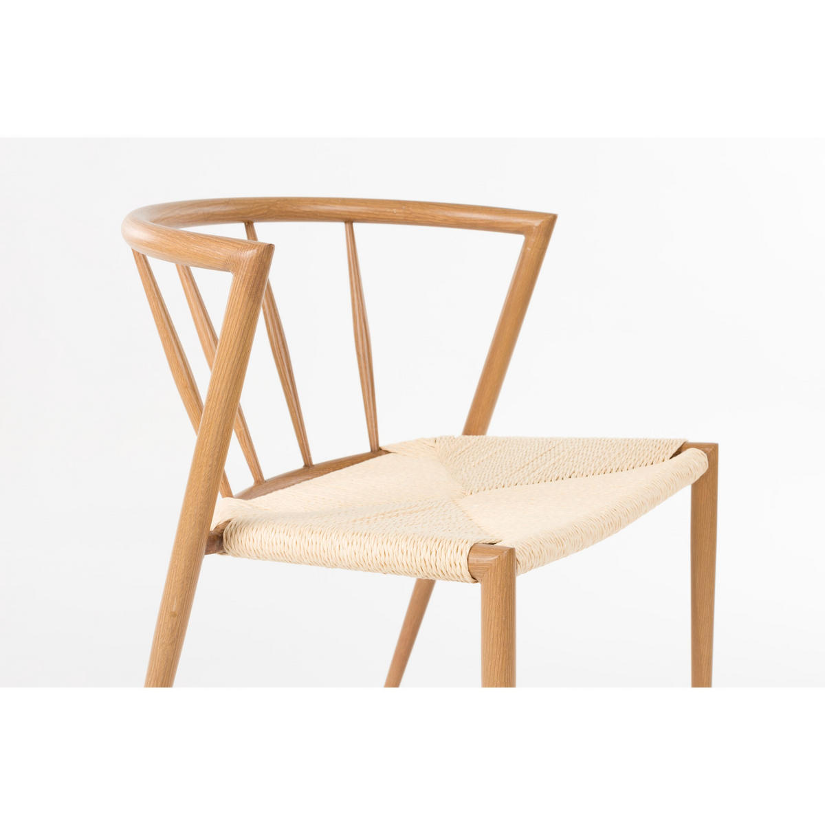 ESSZIMMERSTUHL Che Naturel - 2 er Set - Hellbraun/Beige, Metall (52/70/46cm) - Housecraft Living