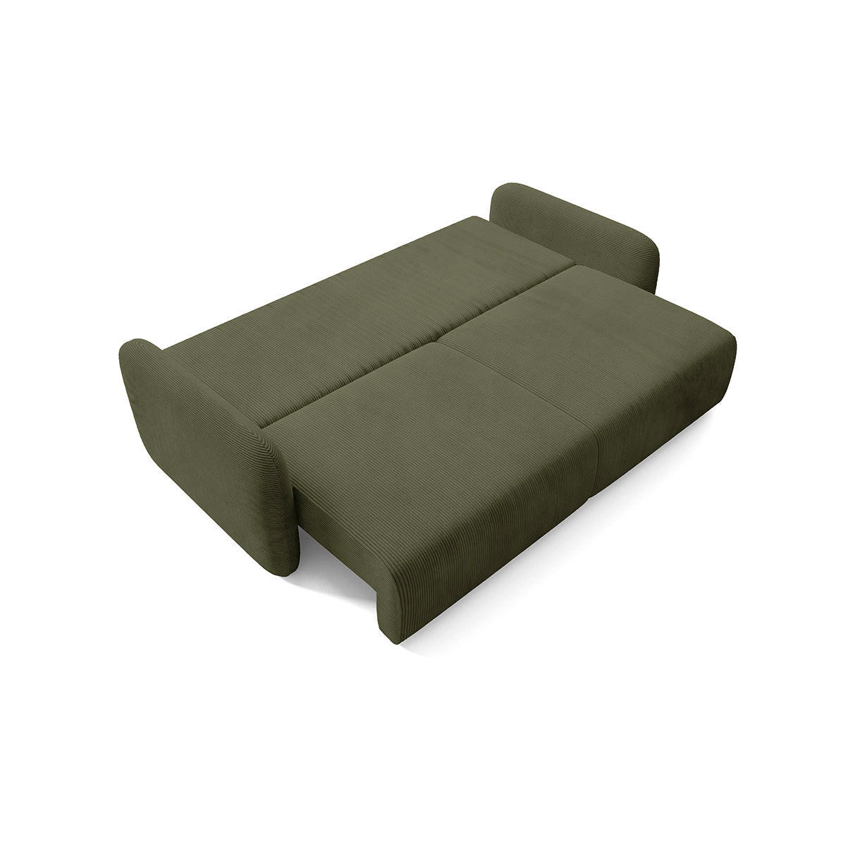 POHOVKA Dora 3 miesta na sedenie Zelená - zelená, drevo (233/92/110cm) - Petits-meubles