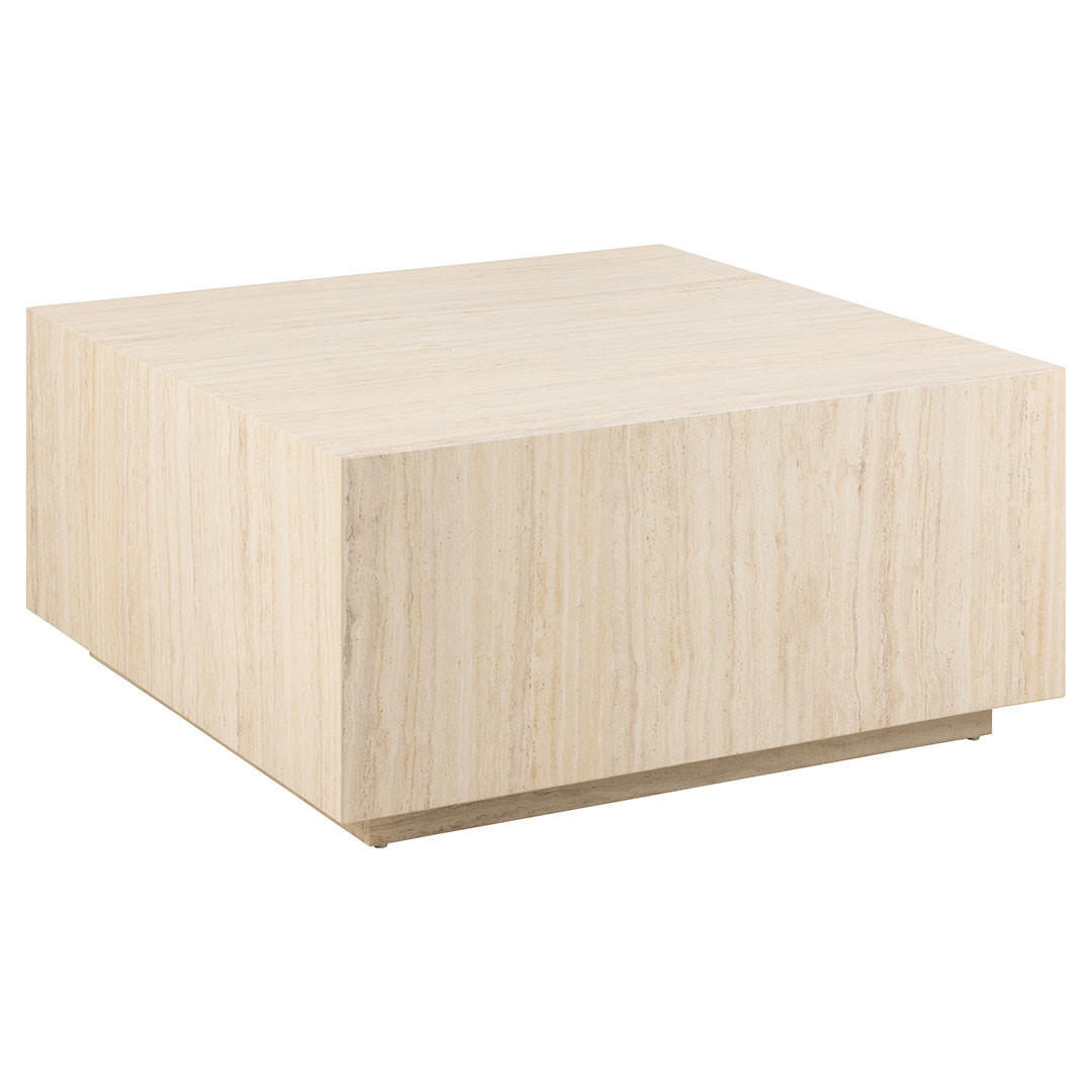 COUCHTISCH, Dice, Beige, MDF, 90 x 90 x 42 cm - Beige, Holzwerkstoff (90/90/42cm) - ebuy24