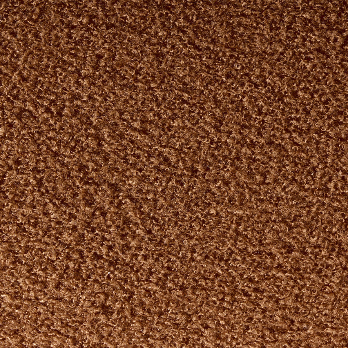 POUF Bouclé Goldbraun Mancos - Goldfarben, Textil (41/44/35cm) - Beliani