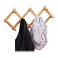 WANDGARDEROBE - Hellbraun, Holz (87.5/5.5/7.5cm) - Relaxdays