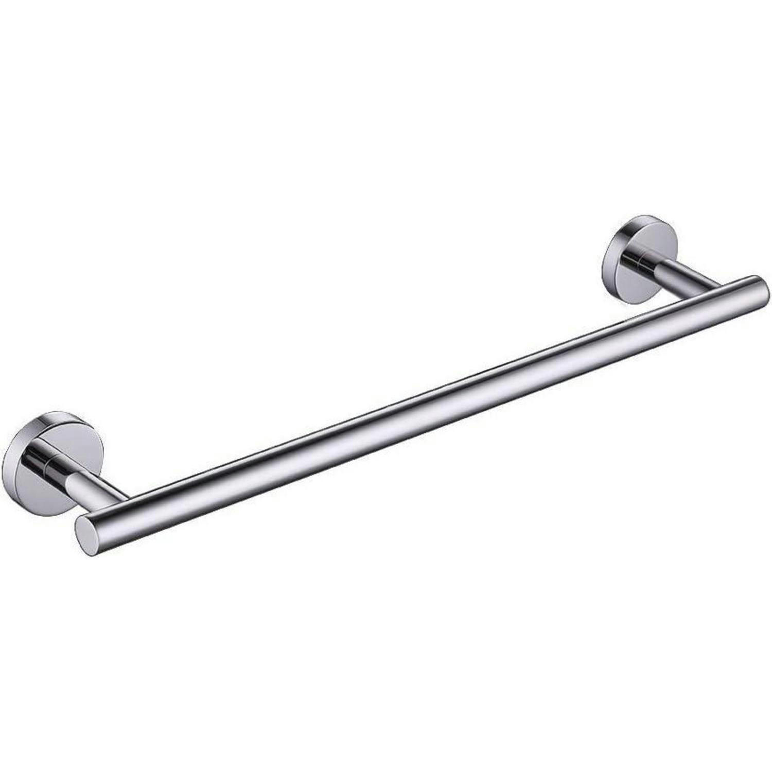 HANDTUCHSTANGE Edelstahl poliert 45 cm - Silberfarben, Metall (14/45.7/2.5cm)