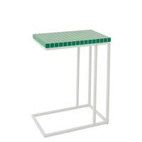 BEISTELLTISCH RECHTECKIG Grün - Grün, Metall (47.5/29.5/60.5cm) - J-Line
