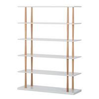 REGAL - Weiß, Holz (120/168/39cm) - home24