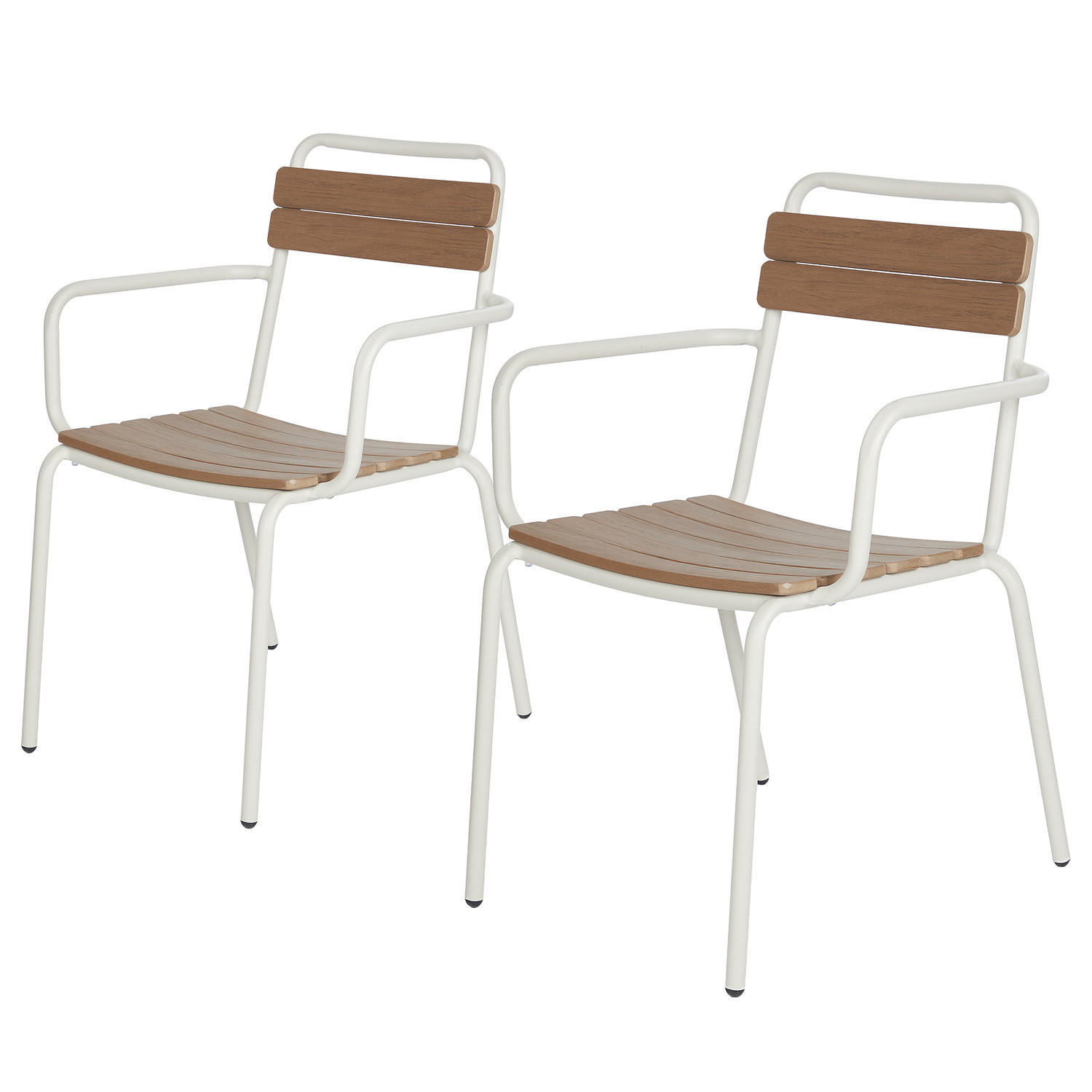 STAPELSTUHL (2er-Set) Tonka - Beige, Kunststoff/Metall (56/82/60cm) - Butlers