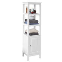 HOCHSCHRANK Weiß - Weiß, Holzwerkstoff (40/150/33cm) - SoBuy