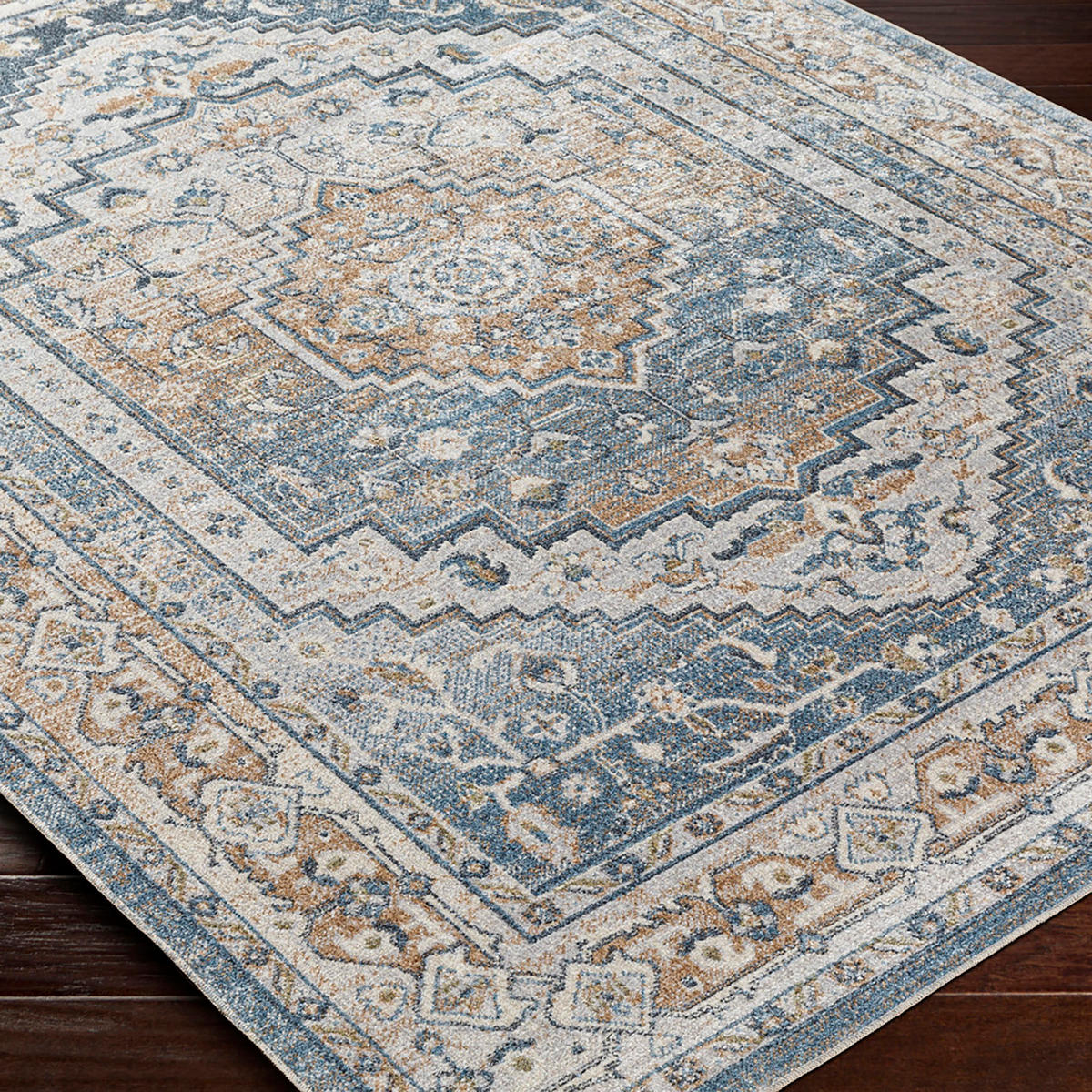 WASCHBARER TEPPICH Jennifer 160/213 cm Dunkelblau - Dunkelblau, Textil (160/213cm) - LIVABLISS