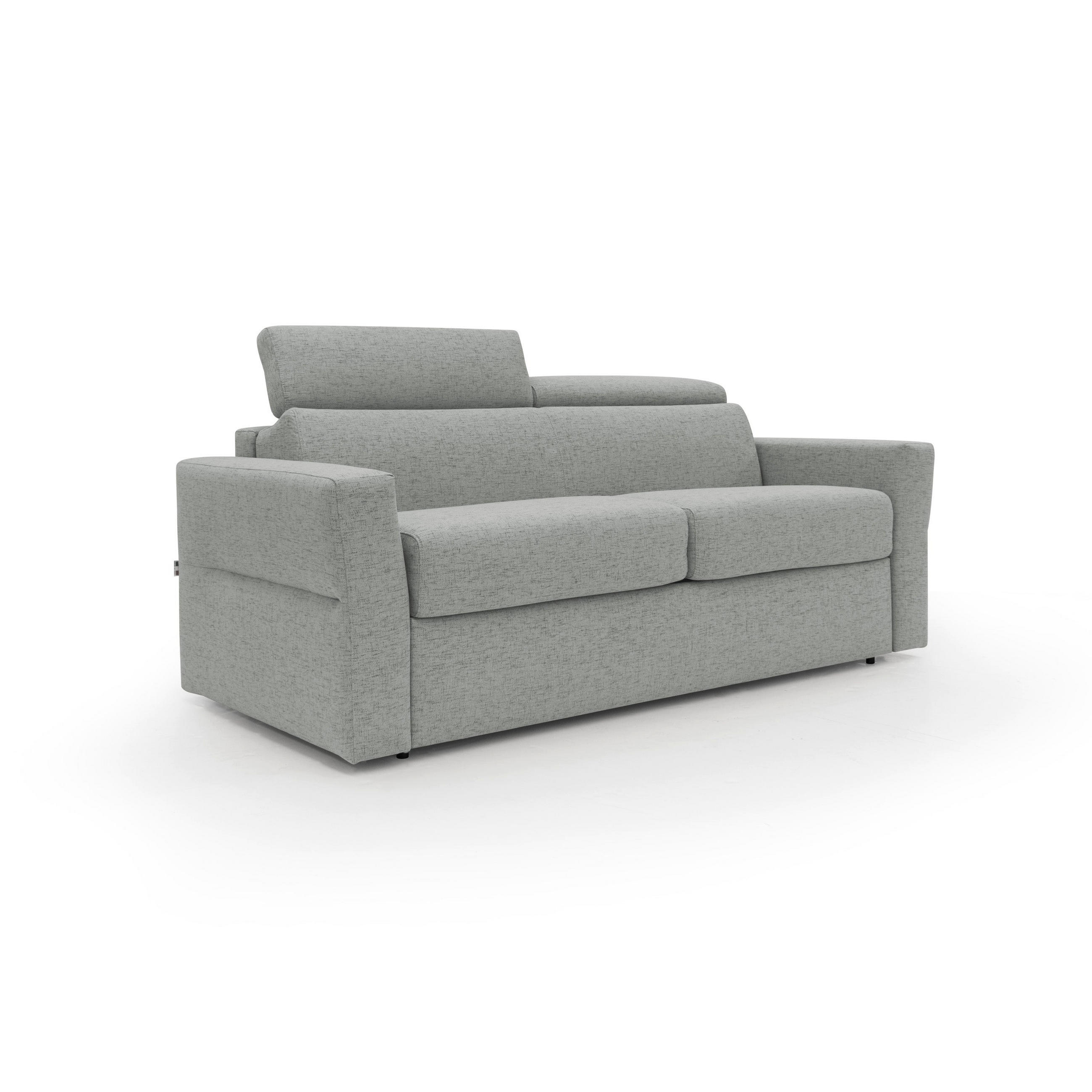 SCHLAFSOFA Avalon - Hellgrau, Textil (200/100/95cm) - Divani.store