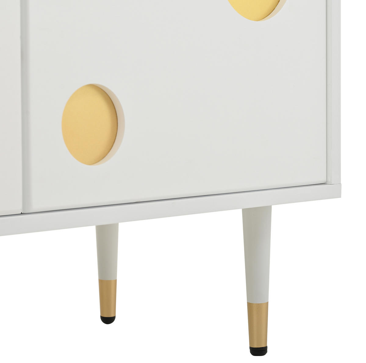 LOWBOARD 170/36/54 cm Weiß aus MDF mit 4 Türen - Weiß, Holzwerkstoff (36/54/170cm) - OKMYHOME