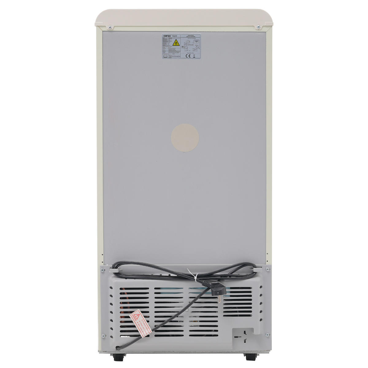 RETRO KÜHLSCHRANK 72L Doppeltür 21L Gefrier LED E Klasse - Weiß, Kunststoff (45/91/46cm) - FLIEKS