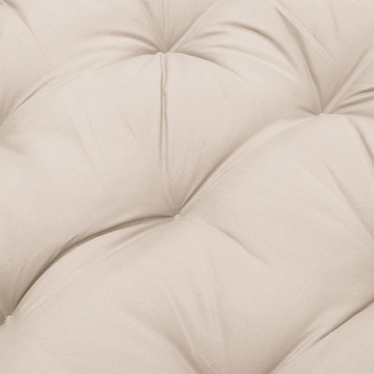 HÄNGESESSEL-KISSEN aus Polyester Baumwolle mit dicker Polsterung - Beige, Textil (55/95cm) - Livingandhome