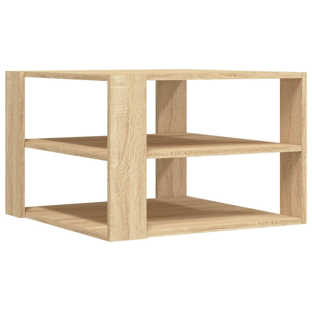 COUCHTISCH Sonoma-Eiche 59,5x59,5x40 cm Holzwerkstoff - Braun, Holzwerkstoff (59.5/59.5/40cm) - furnicato
